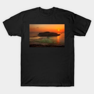 Balos sunset - Crete T-Shirt